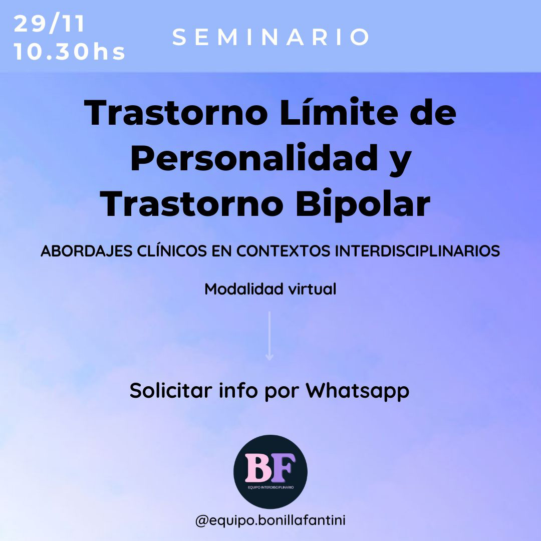 Equipo Bonilla Fantini Trastorno Límite de Personalidad y Trastorno Bipolar 