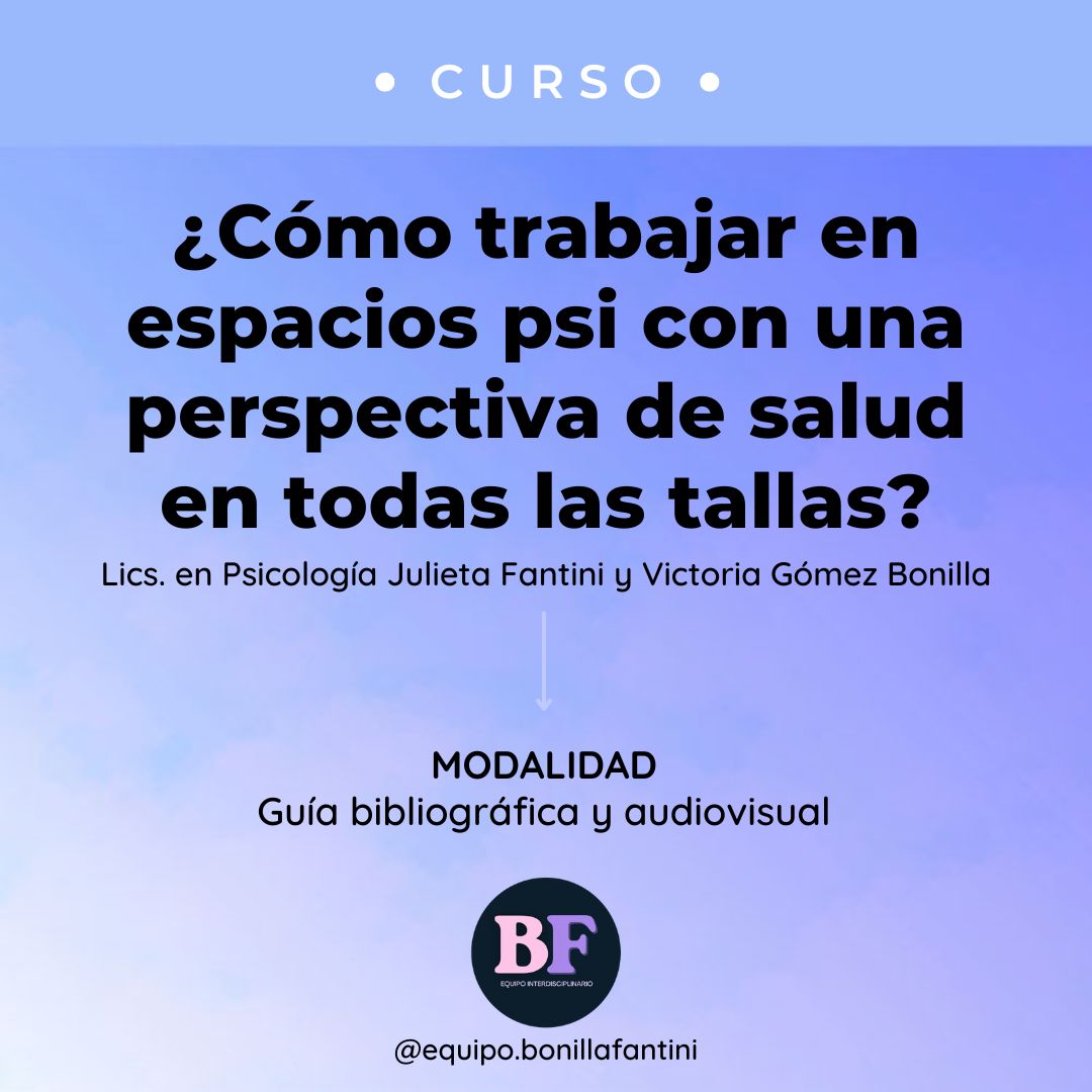 Equipo Bonilla Fantini curso Perspectiva de salud en todas las tallas